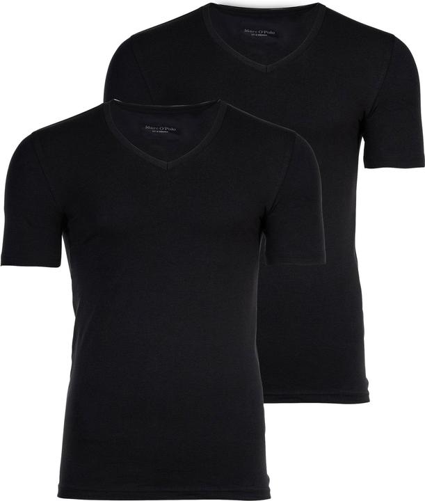 Produktbild Marc O'Polo 2er Pack Essentials Organic Cotton Unterhemd / Shirt Langarm (S)