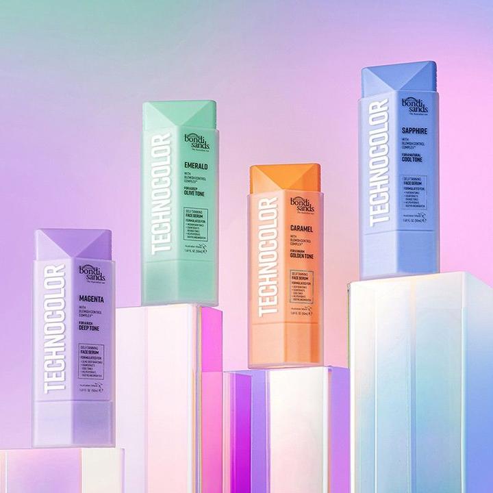 Produktbild Bondi Sands Technocolor Emerald Selbstbräuner Gesichtsserum Einfache Anwendung Streifenfreie Bräune (Selbstbräunungsserum, 50 ml)