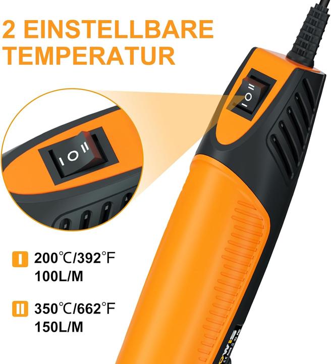 Produktbild Mowis Mini Heissluftpistole mit Düse und Ständer