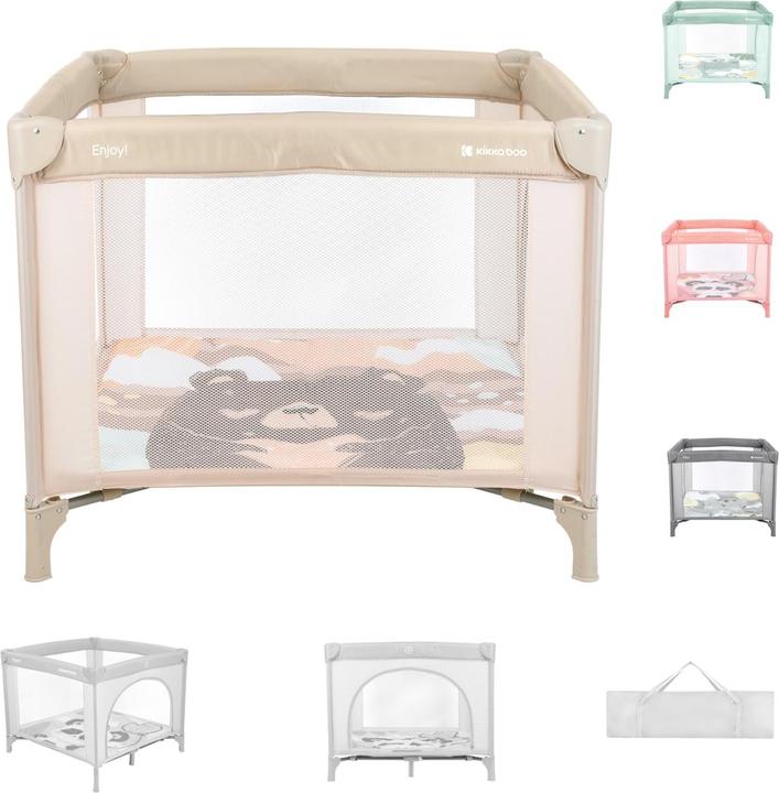 Image du produit Kikkaboo Lit de voyage pour enfants (92 cm, 92 cm)