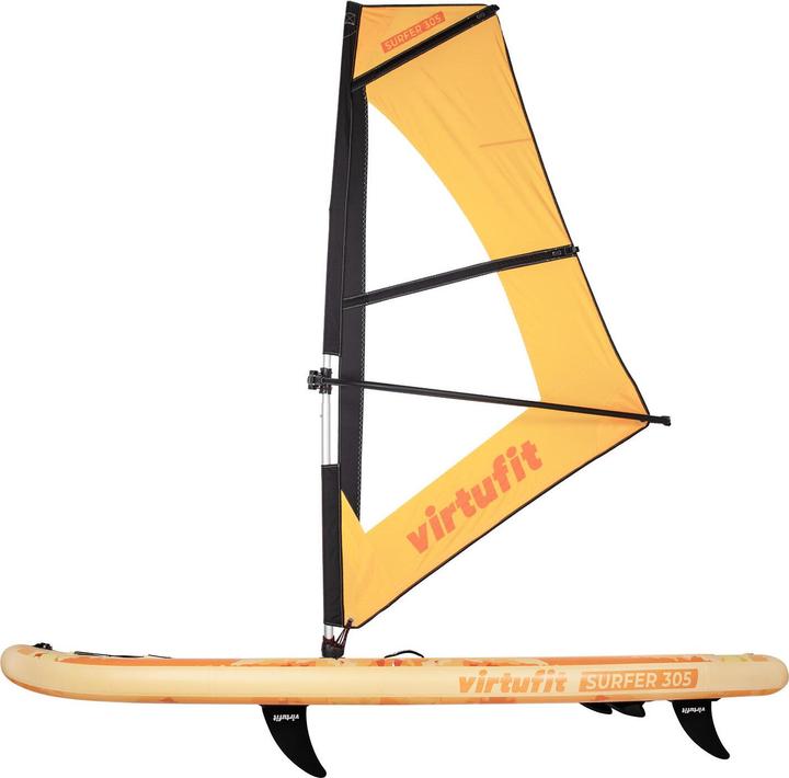 Actual product image Virtufit Supboard Surfer 305 - Oranje - Inclusief Windzeil en accessoires (305 cm, 1-piece)