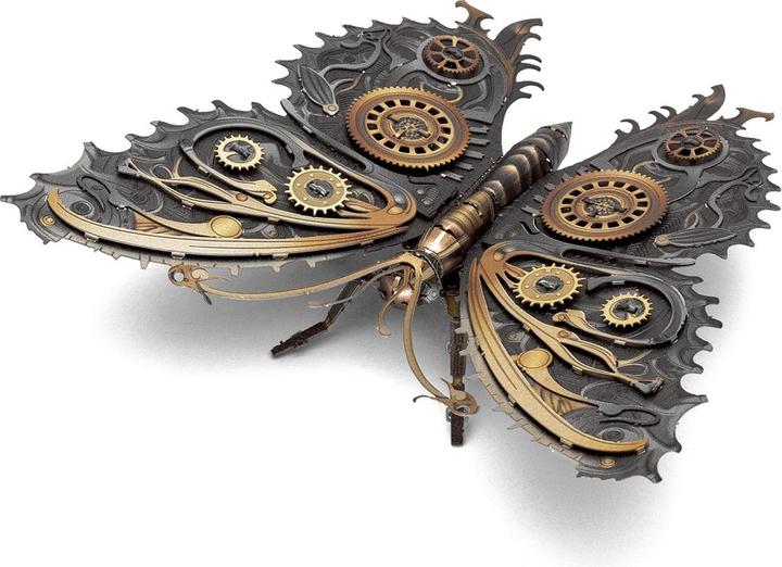 Actual product image Metal Earth Steampunk butterfly (coloured model) ME1021