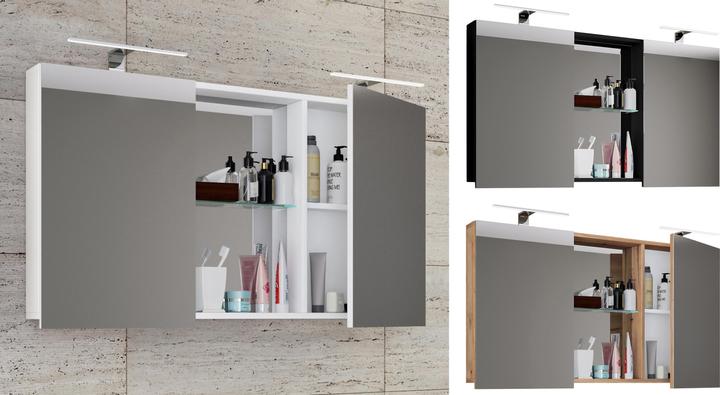 VCM Bad Spiegelschrank Budasi mit Ablage
