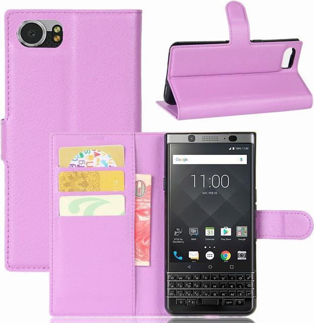 Actual product image MU Classic Litchi Leather Bookcover (KEYone)