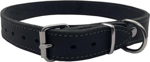 Actual product image Colly Collier cuir souple, 60cm 22mm, noir (60, Dog, General)