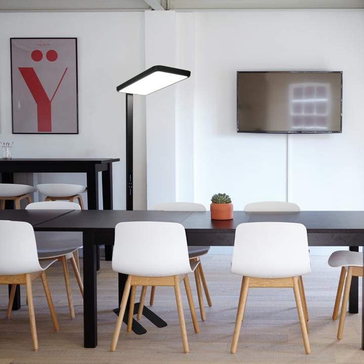 Actual product image Luxula LED office floor lamp, up/down, black (7000 lm)