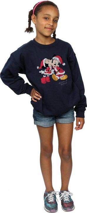 Image du produit Disney - Sweat MICKEY AND MINNIE CHRISTMAS KISS - Fille (152, 158)