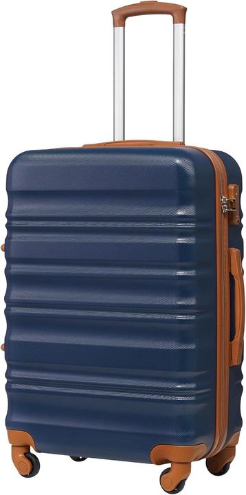 Coolife Hartschalenkoffer mit TSA-Schloss und 4 Rollen (38 l, Handgepäck (bis 50l))