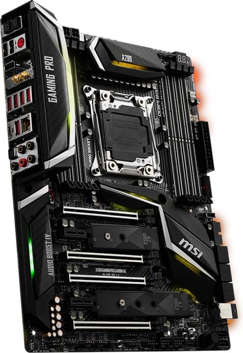 Produktbild MSI X299 Gaming Pro Carbon Ac (LGA 2066, Intel X299, ATX)