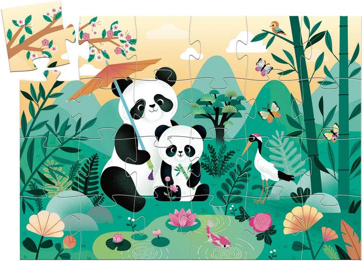Actual product image Djeco Leo the Panda (24 pieces)