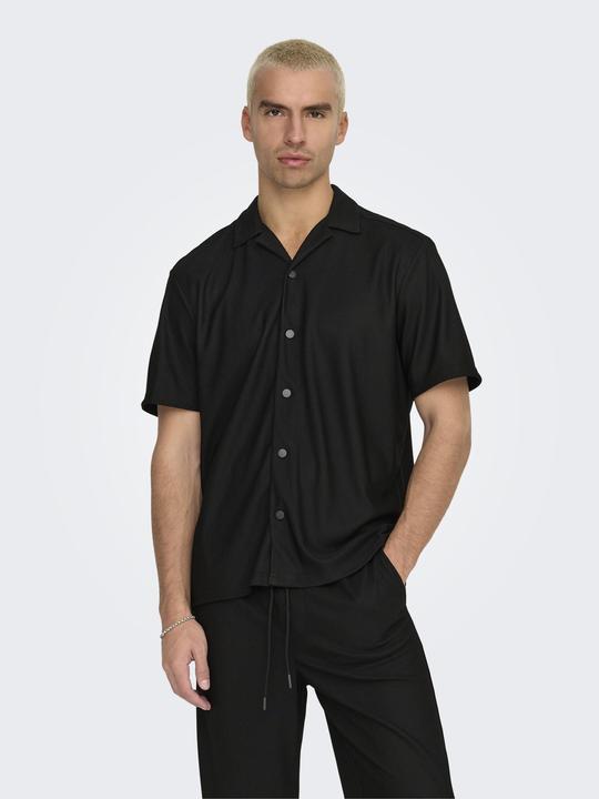 Actual product image Only & Sons Onskari Life Rlx Resort Ss Plizze Shirt (XS)