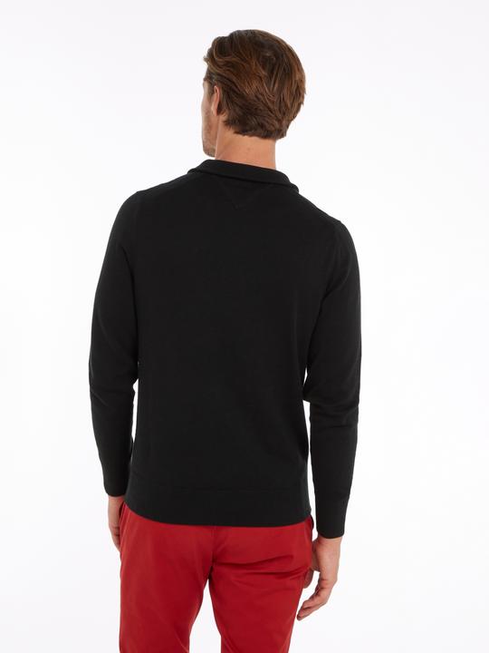 Produktbild Tommy Hilfiger Pima CTN Cashmere Pullover Zip Mock Black (XXL)