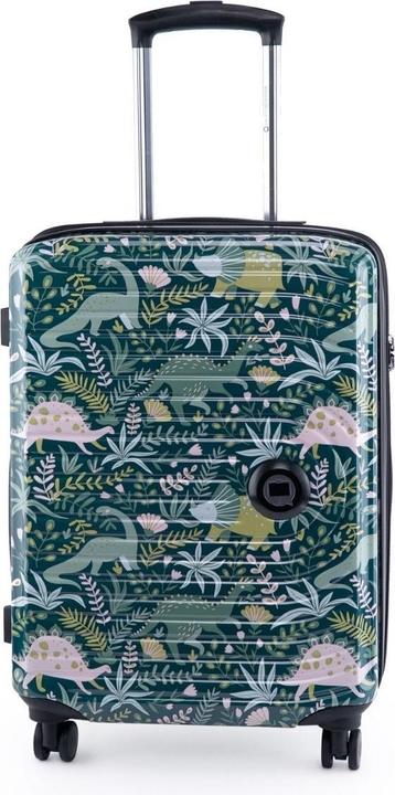 Immagine prodotto Hauptstadtkoffer Centro - Valigia per bambini a guscio rigido, Dinos Floral (55 l, Bagaglio a mano (fino a 50 litri))