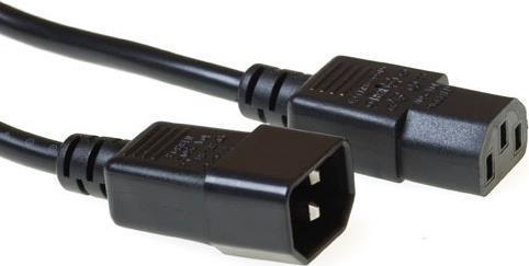 Produktbild AK5164 0.3m C14-Koppler C13-Koppler Schwarz Stromkabel (0.30 m, C14, C13)