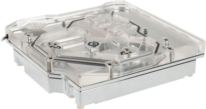 Actual product image Bitspower Monoblock for ASUS ROG Maximus XI Gene DRGB Nickel - Acrylic