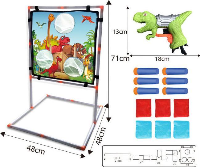 Immagine prodotto Generic Dino 2in1 che spara e lancia