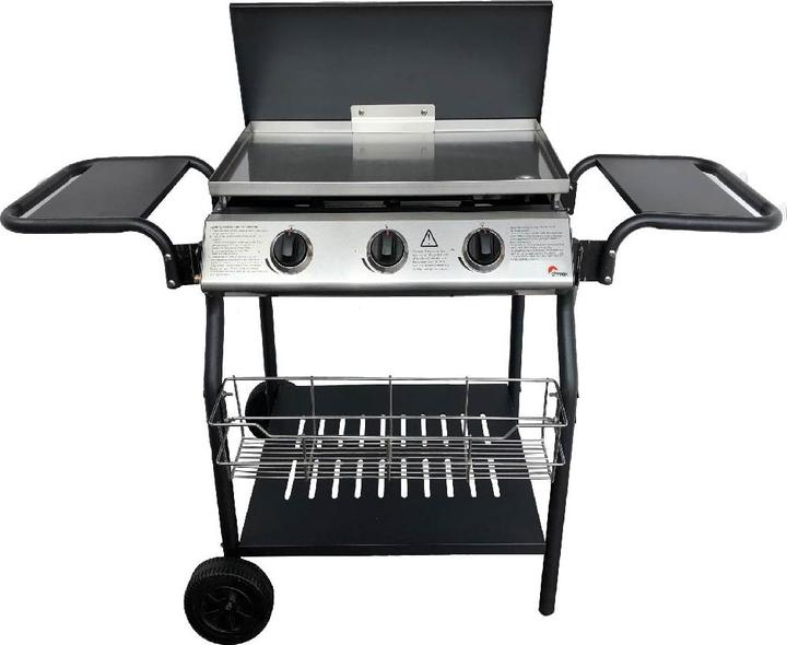 Ohmex Gas Grill-Plancha BBQ-3038TRSS (9.70 kW)