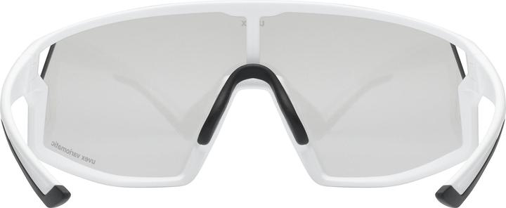 Actual product image Uvex Sports Skyryse V (White Matt, Variomatic Litemirror Silver)