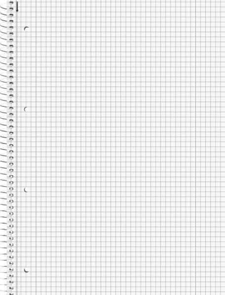 Actual product image College notebook (A4, Checked)