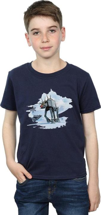Immagine prodotto Star Wars Christmas AT-AT Reindeer Maglietta Ragazzi (152, 158)