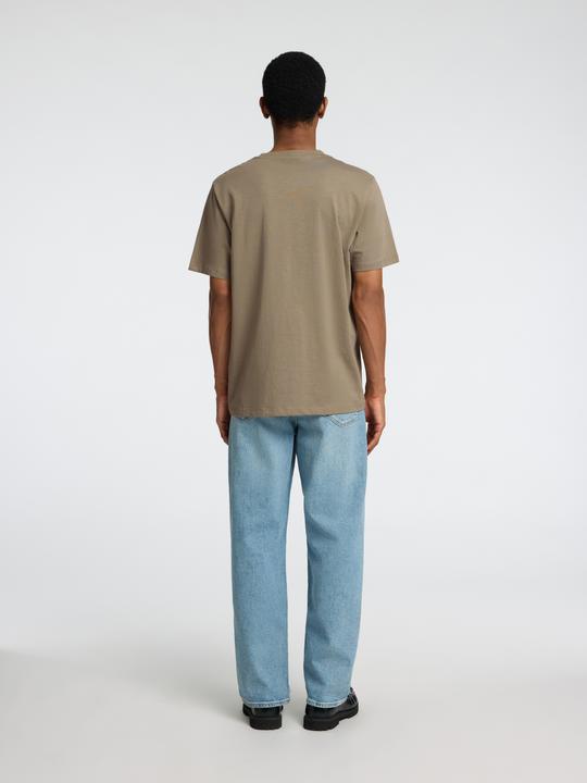 Actual product image Selected Homme Flame yarn cotton T-shirt (XXL)
