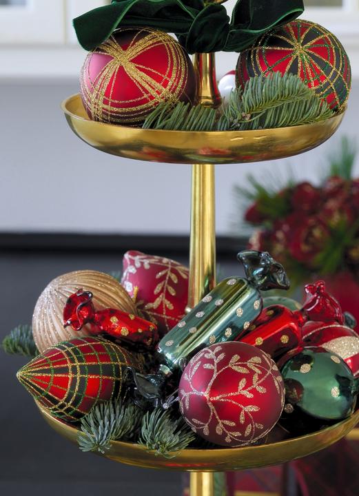 Image du produit Greengate Harmony Boule de Noël bleu étincelant 8cm (1 -pièce)