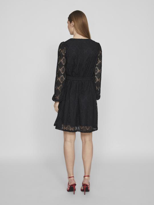 Actual product image Vila Tie waist dress with long sleeves (S)