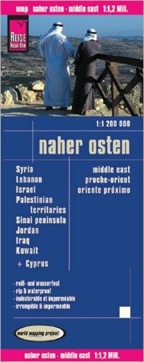 Produktbild Landkarte Naher Osten (1:1.200.000) : Syrien, Libanon, Israel, Sinai Halbinsel, Jo...