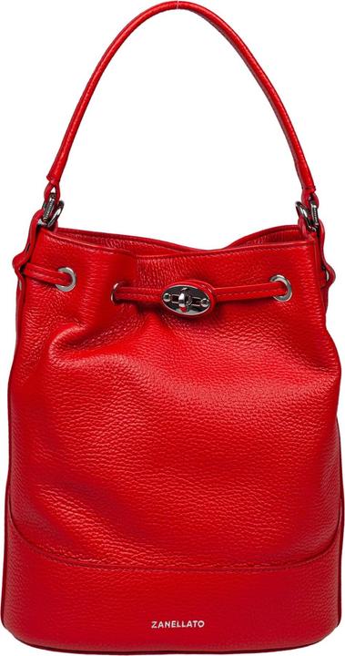 Immagine prodotto Zanellato monda daily day s leather bucket bag red color