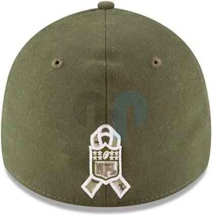 Produktbild New Era NFL - New Orleans Saints - On Field 2018 Salute To Service 39Thirty Cap Grün SM (54, 55, 56, 57)