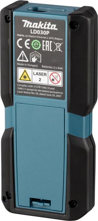 Produktbild Makita Laserentfernungsmessgerät LD030P (30 m, 635 nm)