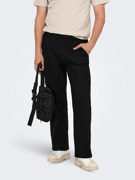 Actual product image Only & Sons Onsbob Loose Cot Lin 0007 Pant Noos (32)