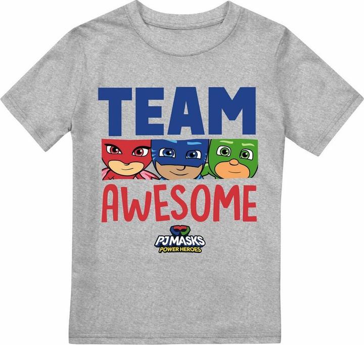 Produktbild PJ Masks Boys Team Awesome Heather T-Shirt (104)