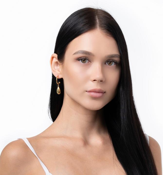 Image du produit Sensora Jewelry Boucles d'oreilles Drop Hoops (Acier inoxydable)