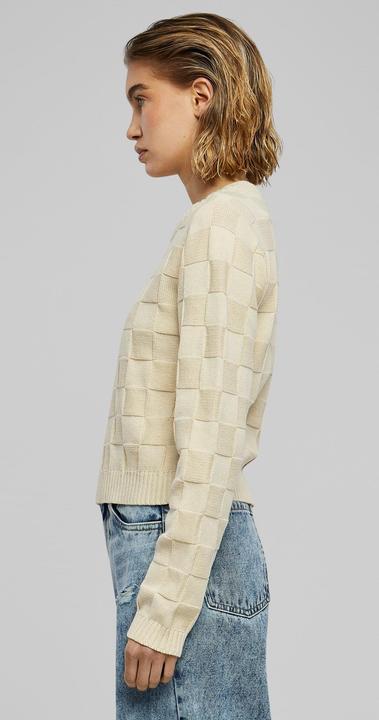 Actual product image Urban Classics Ladies Check Knit Sweater - 126785 (S)