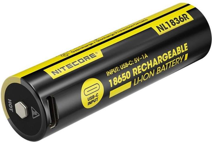 Produktbild Nitecore Li-Ion Akku Typ 18650 - 3600mAh - NL1836R