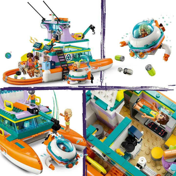 Immagine prodotto LEGO Barca di salvataggio in mare (41734, LEGO Friends)