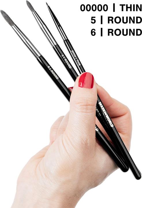 Actual product image Maskworld Schminkpinsel rund spitz 5 ROUND klein (Eyeliner)