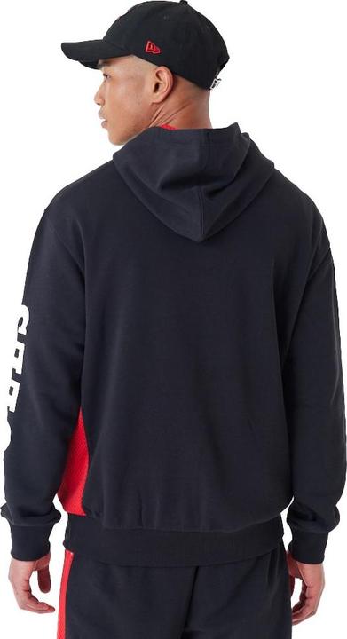 Actual product image New Era Oversized Hoody MESH PANEL Chicago Bulls (S)