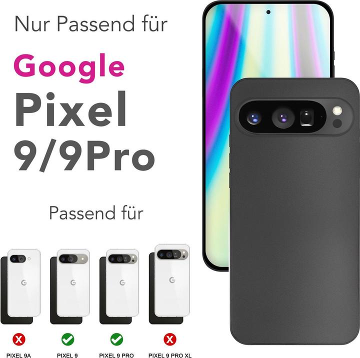 Actual product image Nalia Phantom - 0,3mm Extrem Dünn, Federleicht, Mattiert, Minimalistisch - Ultra-Slim Handycase (Google Pixel 9 Pro)