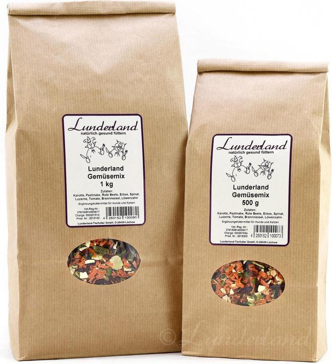 Actual product image Lunderland Gemüsemix Ergänzungsfutter (Senior, Adult, Junior, 1 pcs., 1000 g)