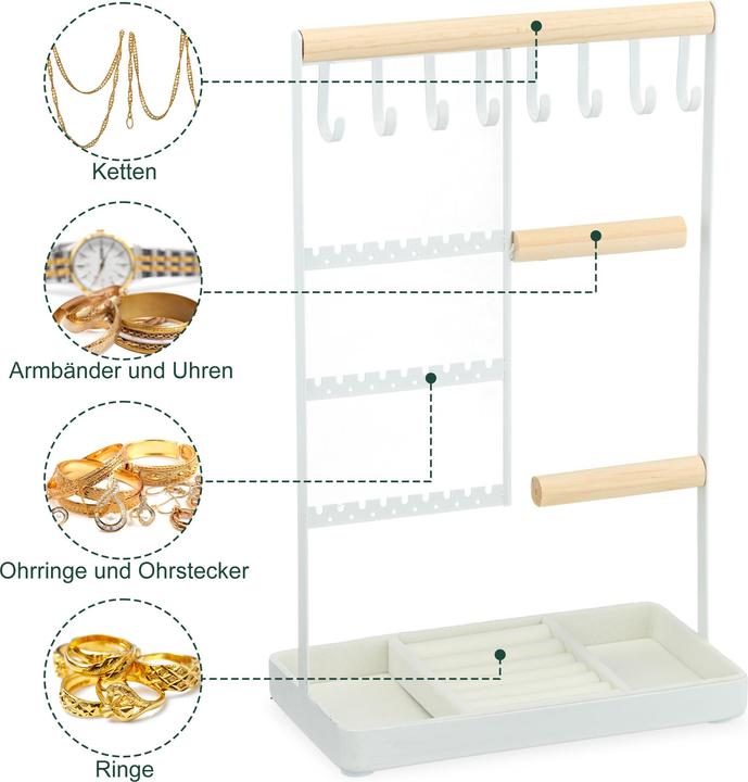 Actual product image Relaxdays Jewellery organiser