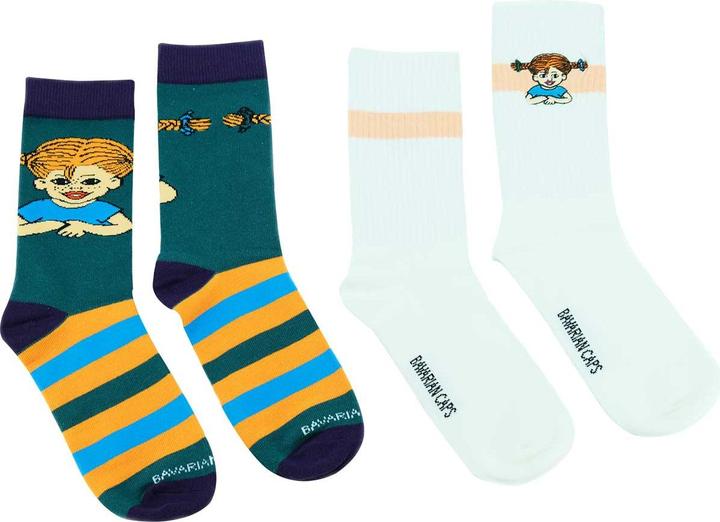 Produktbild Bavarian Caps Pippi Langstrumpf 2er Pack (2er Pack, 36 - 40)