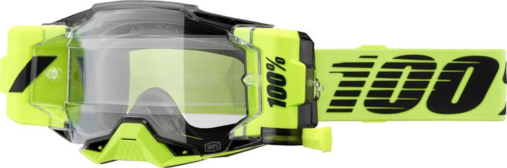 100% Armega FORECAST Goggle Néon (Néon, Clear)