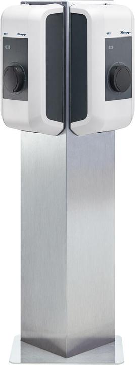 Produktbild Keba 99.839 Triangle Stele f. 2 wallbox stainlessSt.