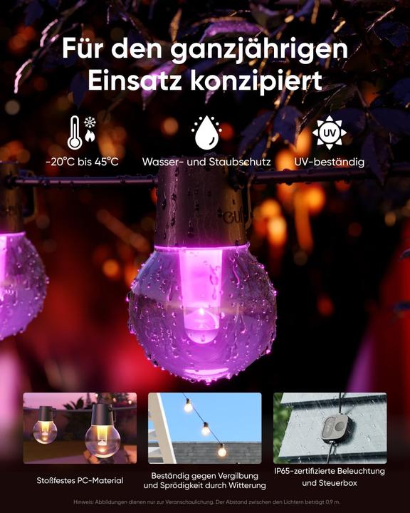Productafbeelding eufy Buiten String Light E10 (29 m)