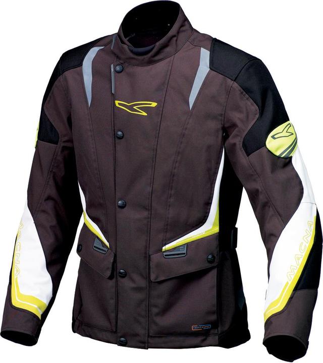 Produktbild Macna METEOR Jacke d.braun-gelb-weiss S (Herren, S)