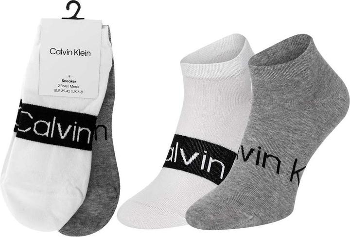 Calvin Klein Mens Intense Power Men's Liner Socks 2 Pack Sneaker, White, 39/42 (2er Pack, 39 - 42)