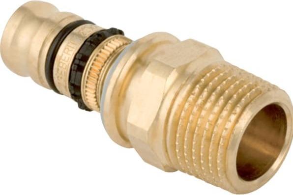 Actual product image Geberit Mepla bergang with AG 20x3/4" (Press connection)