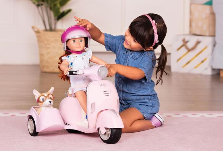 Produktbild Our Generation Scooter mit abnehmbarem Seitenwagen